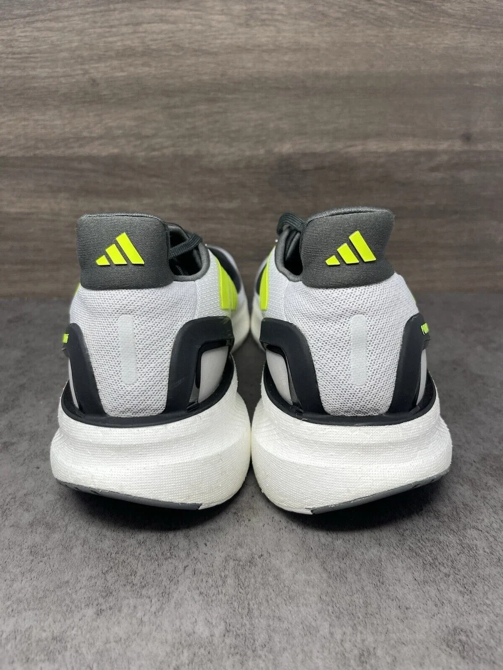 adidas Pureboost 5 Size 13 Mens Grey Lucid Lemon Light Boost Running IF9193